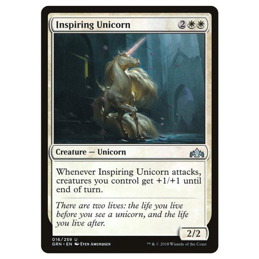 Magic The Gathering - Guilds of Ravnica - Inspiring Unicorn - 16/259