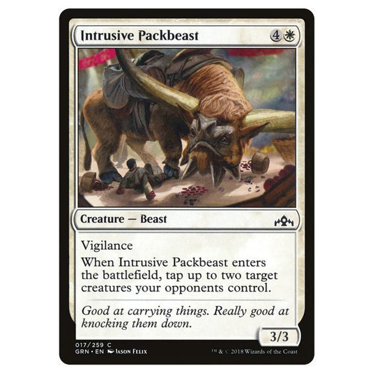 Magic The Gathering - Guilds of Ravnica - Intrusive Packbeast - 17/259