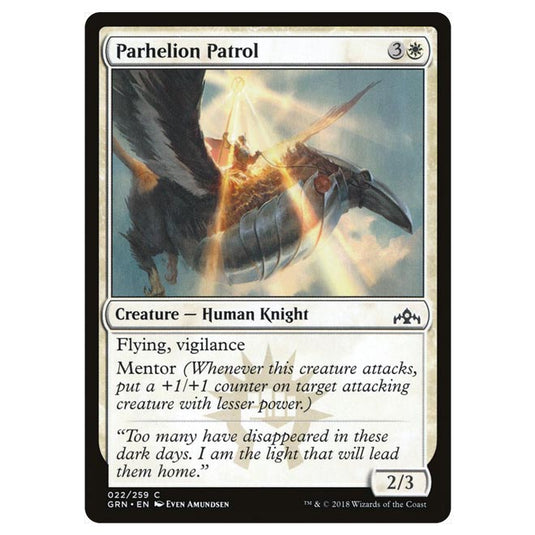 Magic The Gathering - Guilds of Ravnica - Parhelion Patrol - 22/259