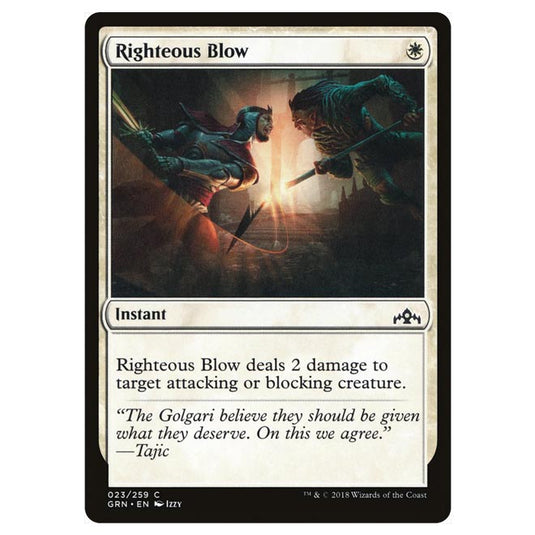 Magic The Gathering - Guilds of Ravnica - Righteous Blow - 23/259