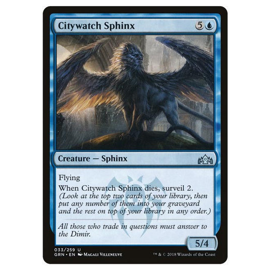 Magic The Gathering - Guilds of Ravnica - Citywatch Sphinx - 33/259