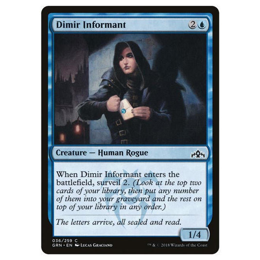 Magic The Gathering - Guilds of Ravnica - Dimir Informant - 36/259