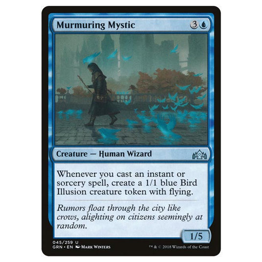 Magic The Gathering - Guilds of Ravnica - Murmuring Mystic - 45/259