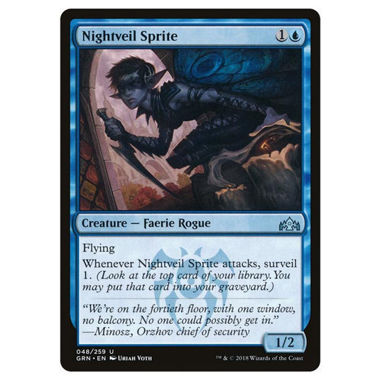 Magic The Gathering - Guilds of Ravnica - Nightveil Sprite - 48/259