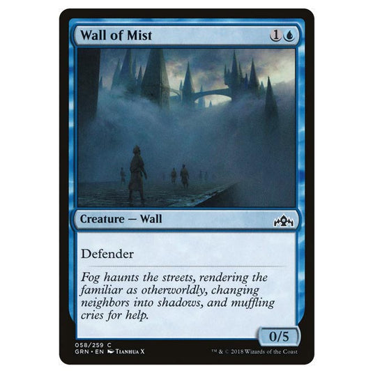 Magic The Gathering - Guilds of Ravnica - Wall of Mist - 58/259