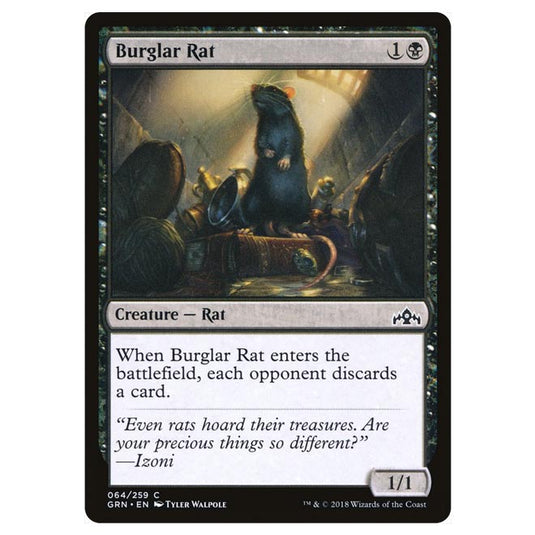 Magic The Gathering - Guilds of Ravnica - Burglar Rat - 64/259