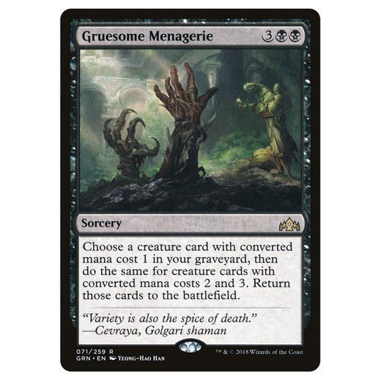 Magic The Gathering - Guilds of Ravnica - Gruesome Menagerie - 71/259