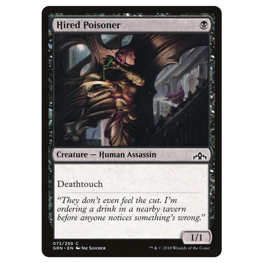 Magic The Gathering - Guilds of Ravnica - Hired Poisoner - 72/259