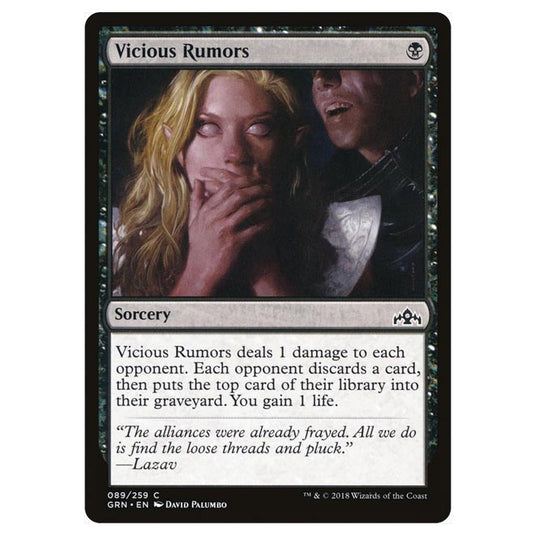 Magic The Gathering - Guilds of Ravnica - Vicious Rumors - 89/259