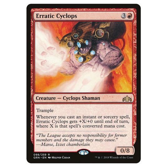 Magic The Gathering - Guilds of Ravnica - Erratic Cyclops - 98/259