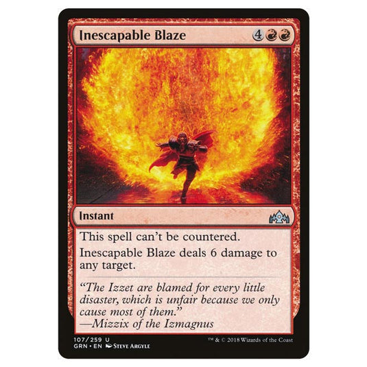 Magic The Gathering - Guilds of Ravnica - Inescapable Blaze - 107/259