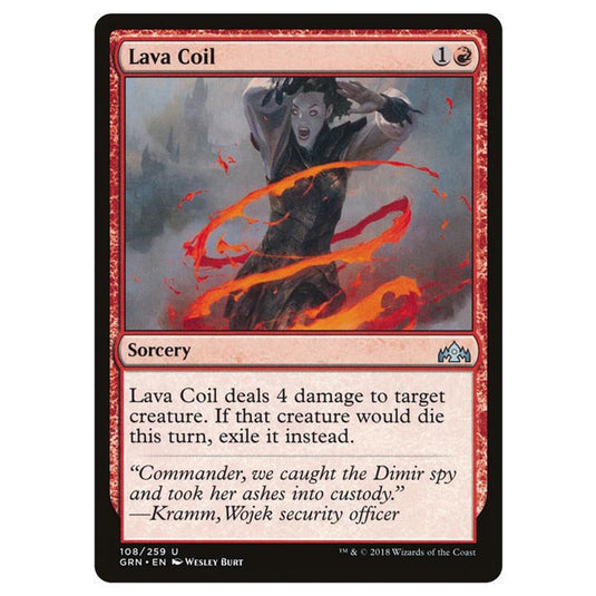 Magic The Gathering - Guilds of Ravnica - Lava Coil - 108/259