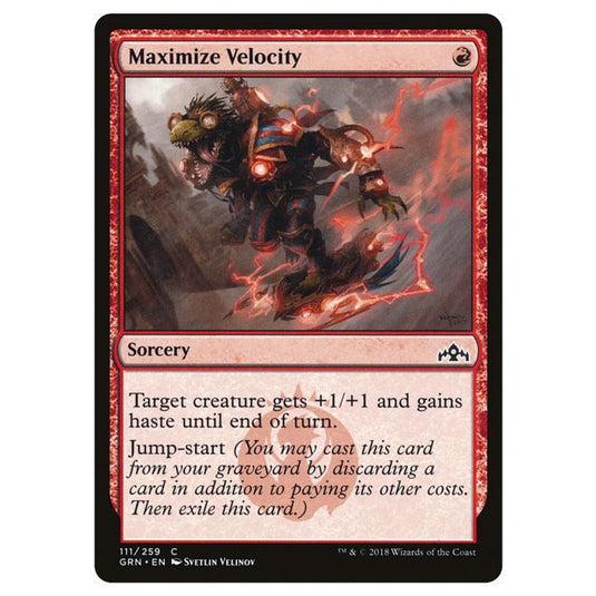Magic The Gathering - Guilds of Ravnica - Maximize Velocity - 111/259
