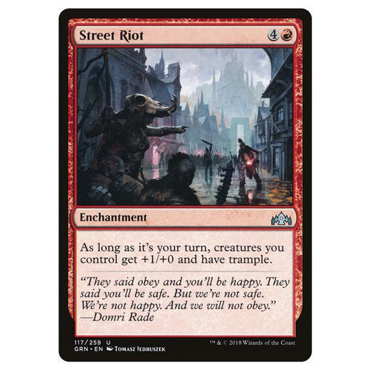 Magic The Gathering - Guilds of Ravnica - Street Riot - 117/259