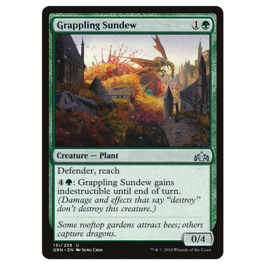 Magic The Gathering - Guilds of Ravnica - Grappling Sundew - 131/259