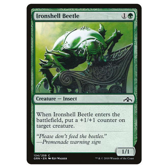 Magic The Gathering - Guilds of Ravnica - Ironshell Beetle - 134/259