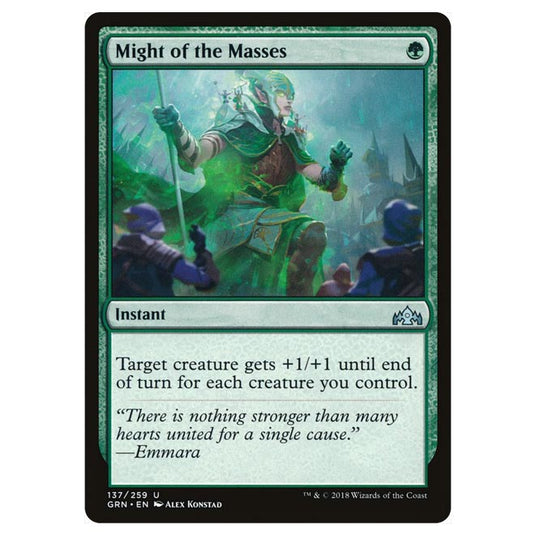 Magic The Gathering - Guilds of Ravnica - Might of the Masses - 137/259