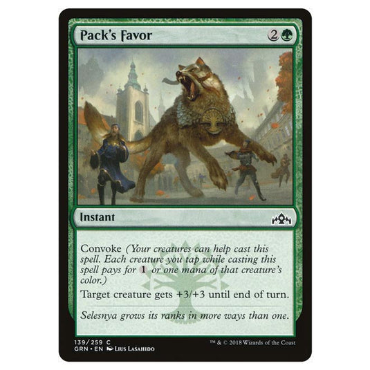 Magic The Gathering - Guilds of Ravnica - Pack's Favor - 139/259