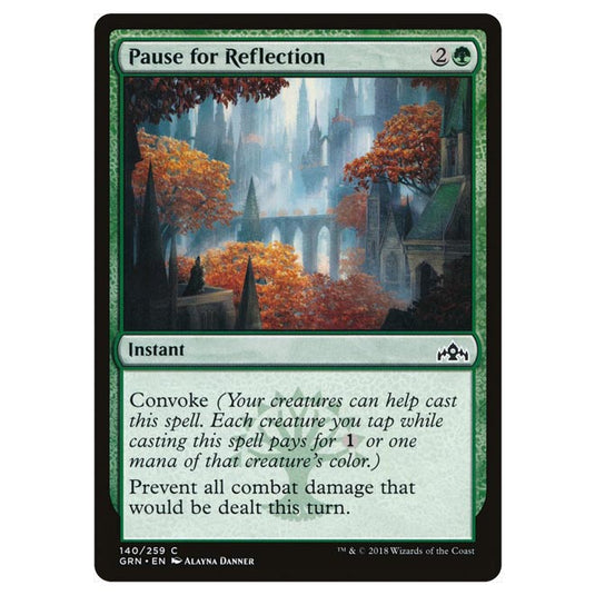 Magic The Gathering - Guilds of Ravnica - Pause for Reflection - 140/259