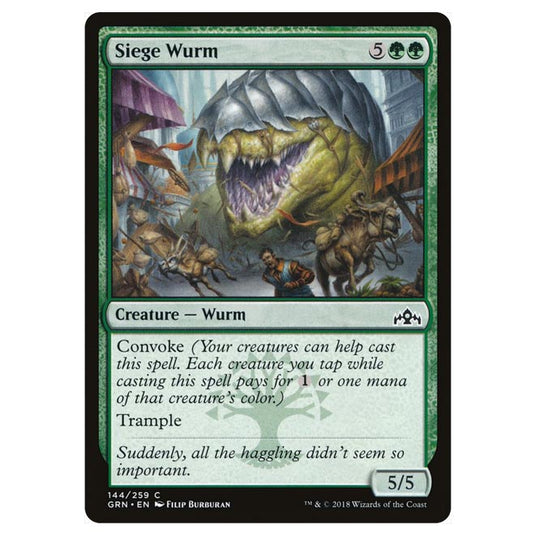 Magic The Gathering - Guilds of Ravnica - Siege Wurm - 144/259