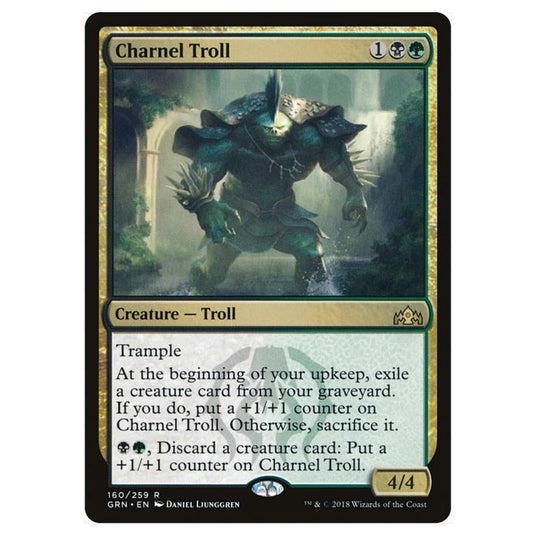 Magic The Gathering - Guilds of Ravnica - Charnel Troll - 160/259