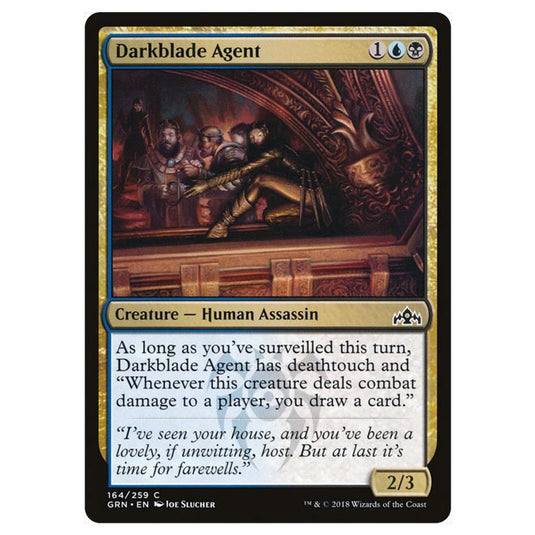 Magic The Gathering - Guilds of Ravnica - Darkblade Agent - 164/259