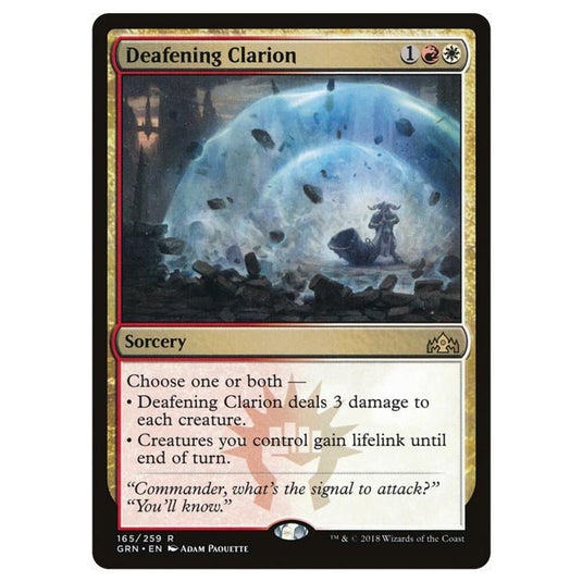 Magic The Gathering - Guilds of Ravnica - Deafening Clarion - 165/259