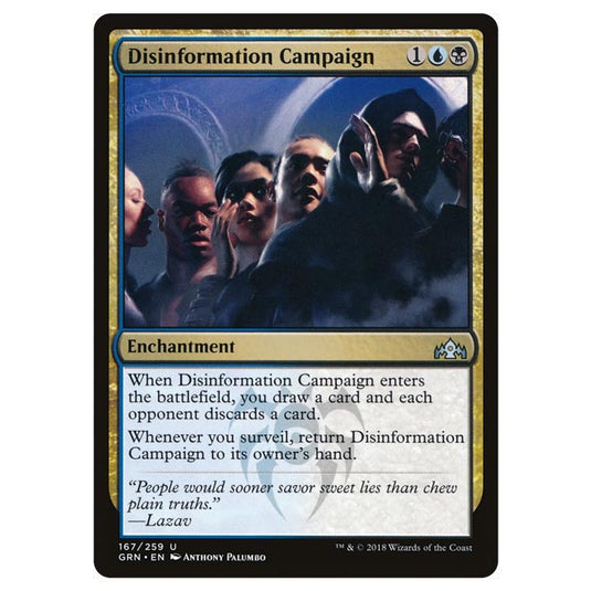 Magic The Gathering - Guilds of Ravnica - Disinformation Campaign - 167/259