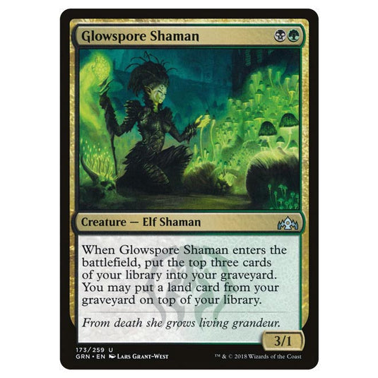 Magic The Gathering - Guilds of Ravnica - Glowspore Shaman - 173/259