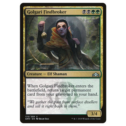 Magic The Gathering - Guilds of Ravnica - Golgari Findbroker - 175/259