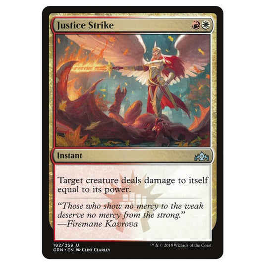 Magic The Gathering - Guilds of Ravnica - Justice Strike - 182/259