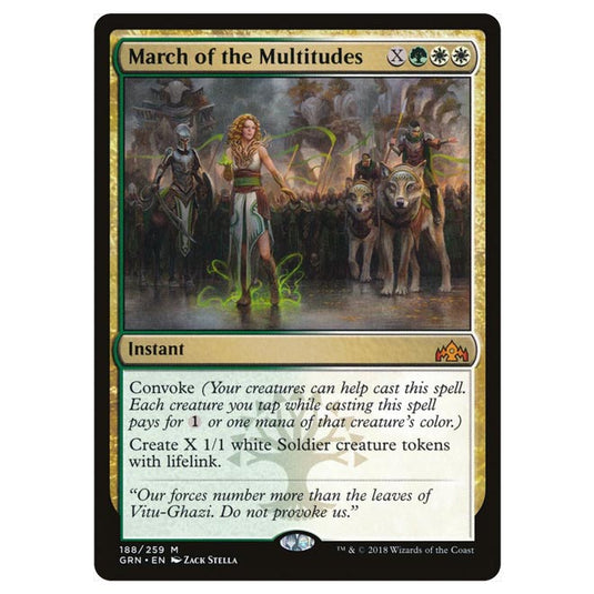 Magic The Gathering - Guilds of Ravnica - March of the Multitudes - 188/259