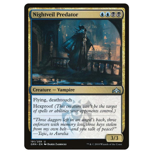 Magic The Gathering - Guilds of Ravnica - Nightveil Predator - 191/259