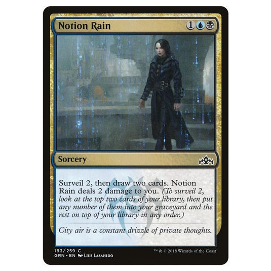 Magic The Gathering - Guilds of Ravnica - Notion Rain - 193/259