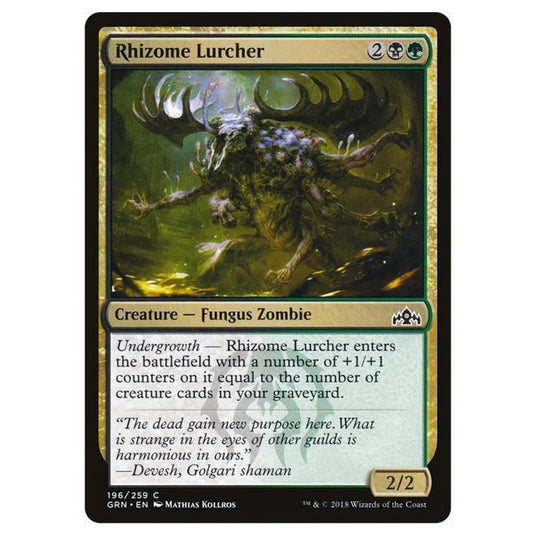 Magic The Gathering - Guilds of Ravnica - Rhizome Lurcher - 196/259