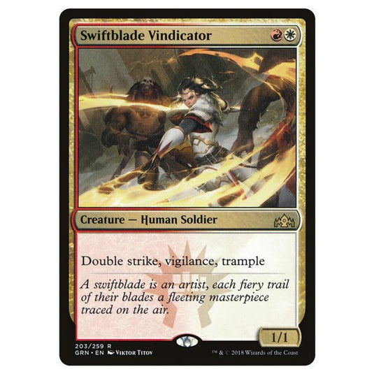 Magic The Gathering - Guilds of Ravnica - Swiftblade Vindicator - 203/259