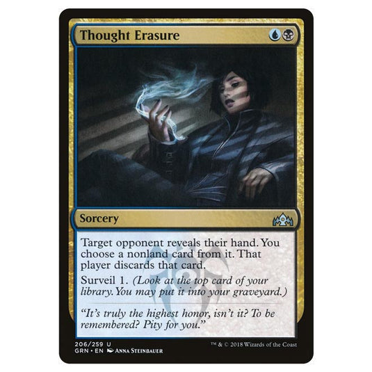 Magic The Gathering - Guilds of Ravnica - Thought Erasure - 206/259