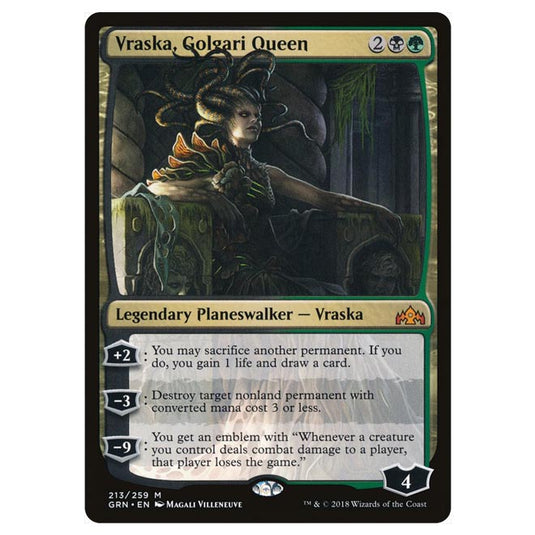 Magic The Gathering - Guilds of Ravnica - Vraska, Golgari Queen - 213/259