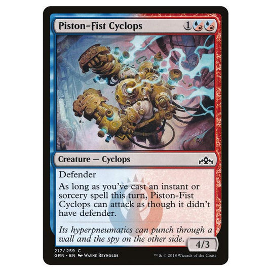 Magic The Gathering - Guilds of Ravnica - Piston-Fist Cyclops - 217/259