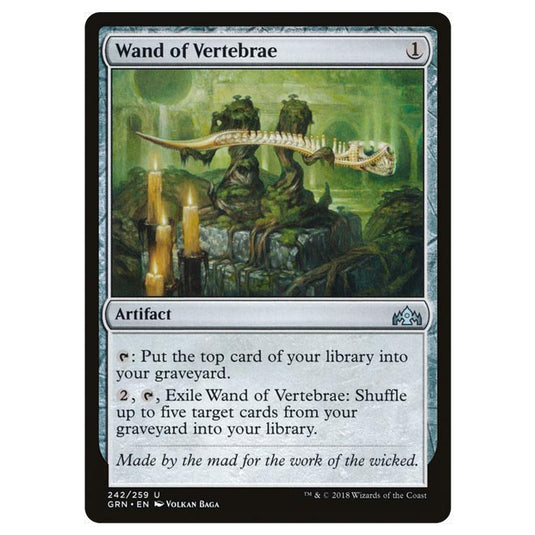 Magic The Gathering - Guilds of Ravnica - Wand of Vertebrae - 242/259