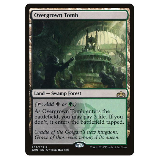 Magic The Gathering - Guilds of Ravnica - Overgrown Tomb - 253/259