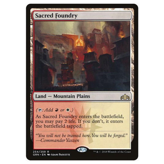 Magic The Gathering - Guilds of Ravnica - Sacred Foundry - 254/259