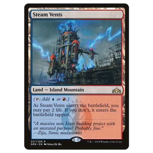 Magic The Gathering - Guilds of Ravnica - Steam Vents - 257/259
