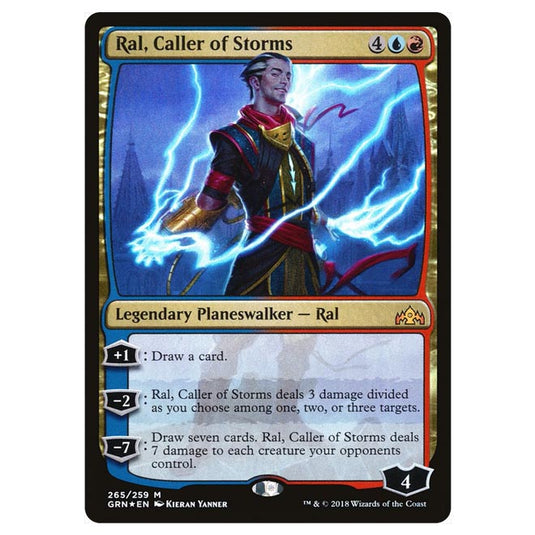 Magic The Gathering - Guilds of Ravnica - Ral, Caller of Storms - 265/259