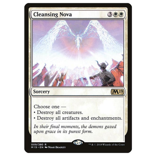 Magic The Gathering - Core Set 2019 - Cleansing Nova - 9/280