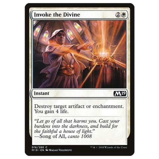 Magic The Gathering - Core Set 2019 - Invoke the Divine - 16/280