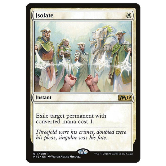 Magic The Gathering - Core Set 2019 - Isolate - 17/280