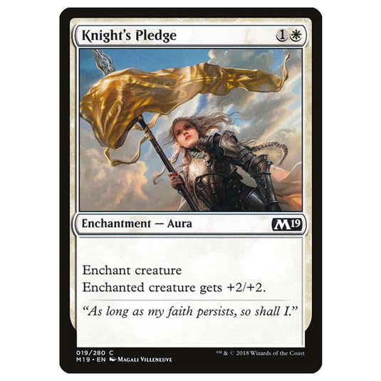 Magic The Gathering - Core Set 2019 - Knight’s Pledge - 19/280