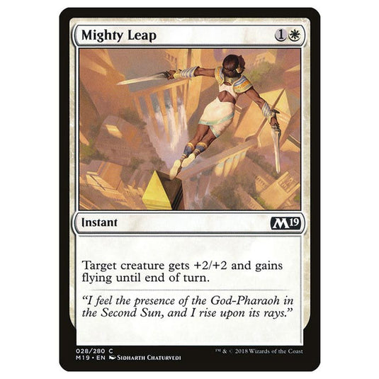 Magic The Gathering - Core Set 2019 - Mighty Leap - 28/280