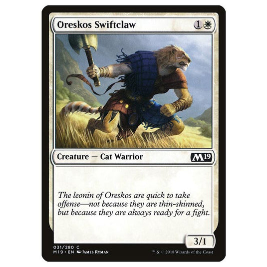 Magic The Gathering - Core Set 2019 - Oreskos Swiftclaw - 31/280